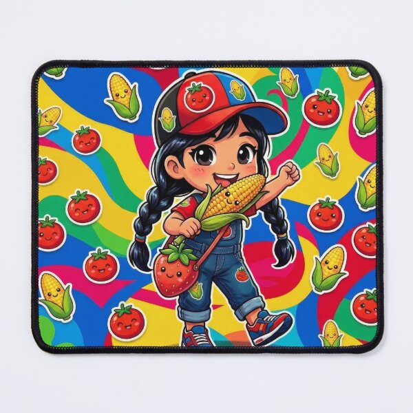 Item preview, Colorful Kawaii Foodie Adventure designed and sold by Azurart2.