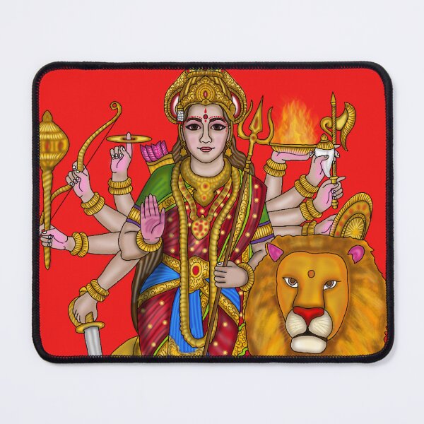 Item preview, Goddess Durga Artwork | Divine Hindu Goddess Digital Illustration  designed and sold by Harshit_Digital_Arts.