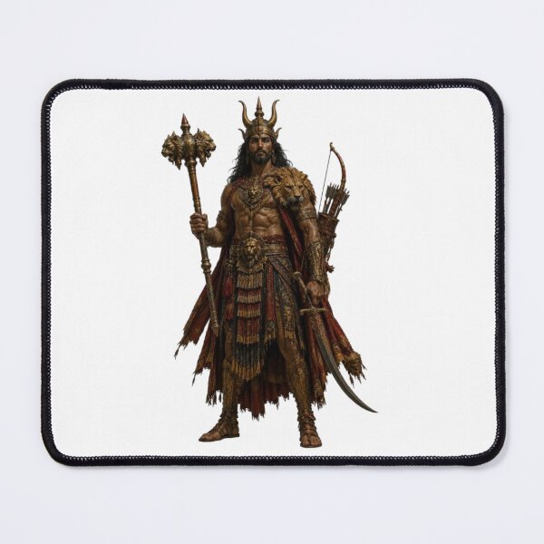Item preview, Nergal Mesopotamian God War Plague Underworld Mythology Design designed and sold by The Dark Files.