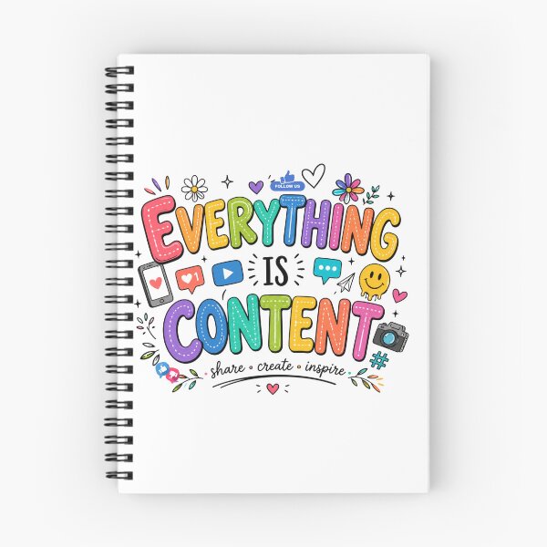 Item preview, Everything Is Content | Colorful Content Creator Merch  designed and sold by laExpose.