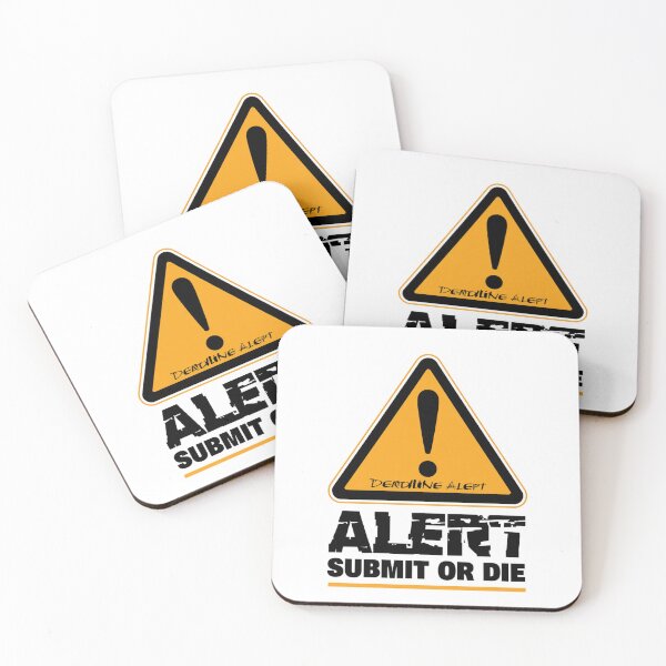 Item preview,  Funny Student Sticker — Deadline Alert Submit or Die College Humor Procrastination Student Gift Laptop Decal designed and sold by AMBAYK.