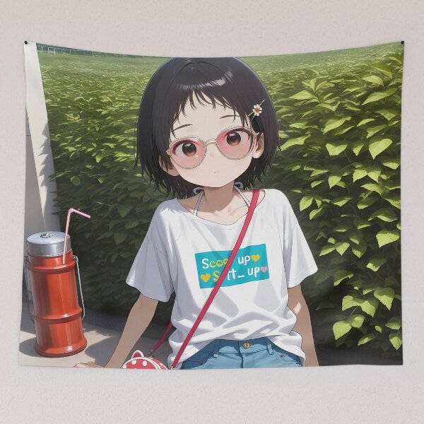 Item preview, Shizuka Kuze Relaxed Summer Day Takopi Original Sin Anime Girl designed and sold by Spraykart.