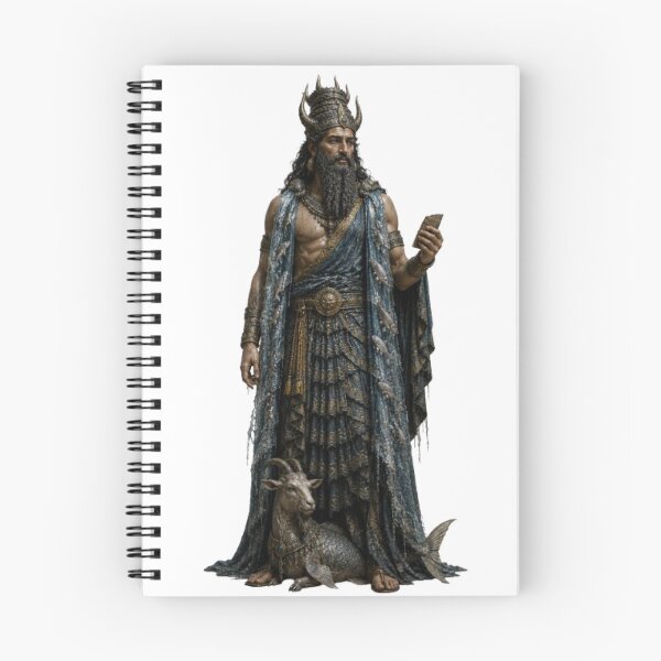 Item preview, Enki Mesopotamian God Water Wisdom Creation Mythology Design designed and sold by The Dark Files.