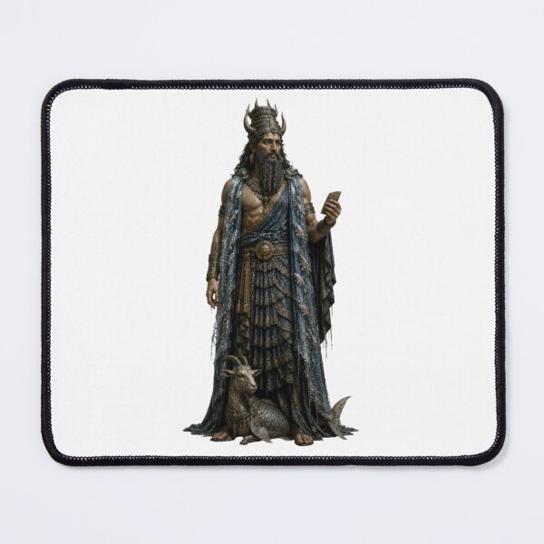 Item preview, Enki Mesopotamian God Water Wisdom Creation Mythology Design designed and sold by The Dark Files.