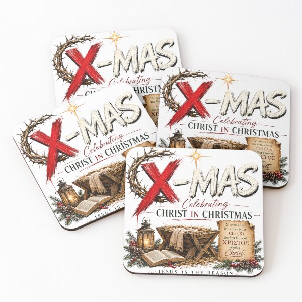 Item preview, X-MAS Christ In Christmas Design designed and sold by ButterflyHolly Resource.