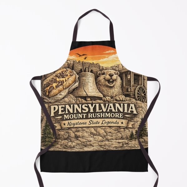 Item preview, Pennsylvania Mount Rushmore Shirt – Keystone State Legends Retro Design designed and sold by Laughprints.