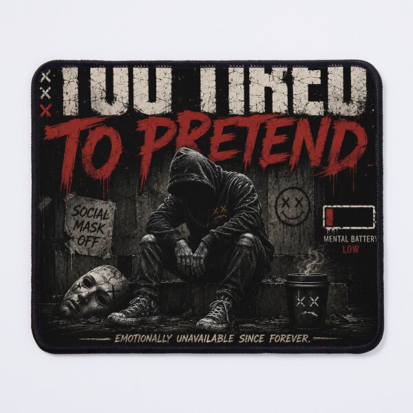 Item preview, Too Tired To Pretend | Emotionally Drained Aesthetic designed and sold by LowBatteryStudio ⭐.