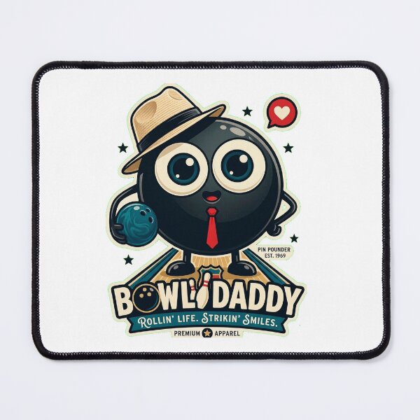 Item preview, Bowl Daddy Retro Bowling League Father's Day Gift designed and sold by Surreal Characters & Cute Pups.