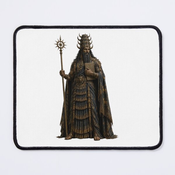 Item preview, Enlil Mesopotamian God Wind Storm Authority Mythology Design designed and sold by The Dark Files.