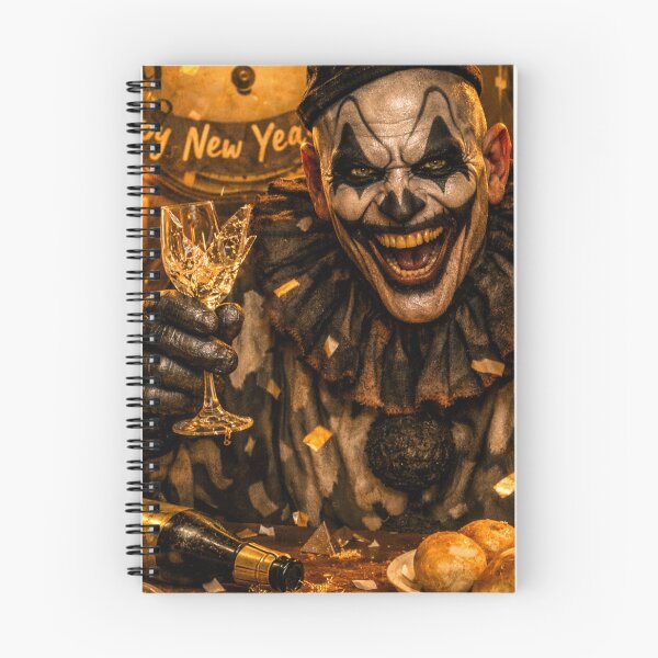 Item preview, Happy New Year Scary Clown designed and sold by Resilient Roots Customs Oakland.