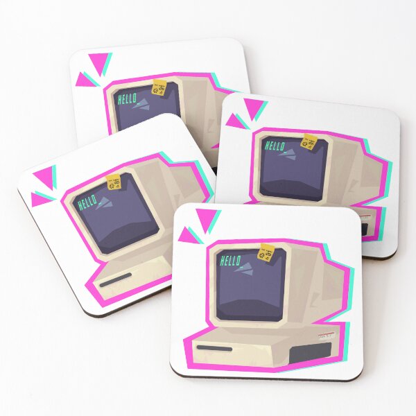 Item preview, Retro Computer Sticker | A cute cartoon stylized 80s - 90s monitor | designed and sold by PaleoNouveau - Gray.sev.