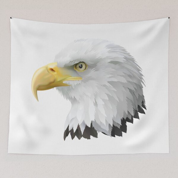 Item preview, Majestic Bald Eagle Head Illustration designed and sold by dcohea.