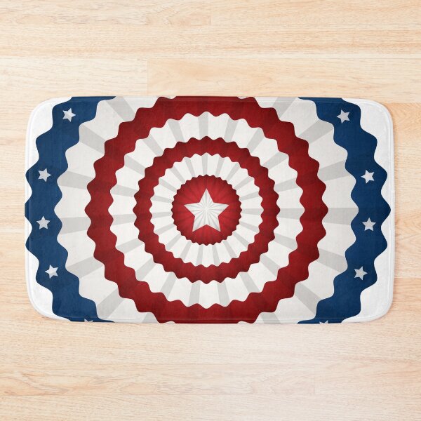 Item preview, Patriotic Red White and Blue Rosette Paper Fan designed and sold by dcohea.