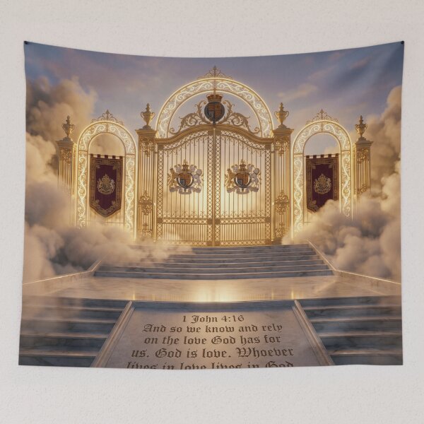 Item preview, Royal Clouds of Heaven 1 John 4:16 designed and sold by LeagueHeavenGG.