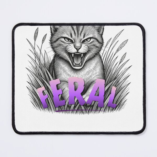 Item preview, In My Feral Era / Roaring Kitten Tee designed and sold by Atmospheric Threads.