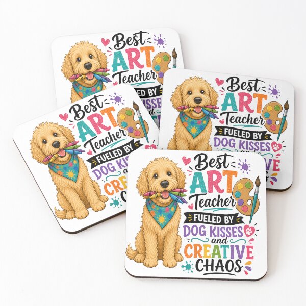 Artikelvorschau, Beste Kunstlehrer-Hundeküsse Kreatives Chaos entworfen und verkauft von PlushFutura.