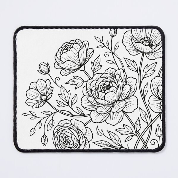 Item preview, Noir Botanical Art designed and sold by BrunoLinuxArt.