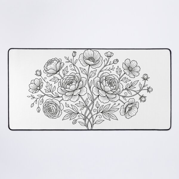 Item preview, Noir Botanical Art designed and sold by BrunoLinuxArt.