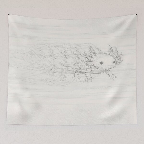 Item preview, Axolotl Water Memory Surrender to Permanence designed and sold by WildlifeInc.