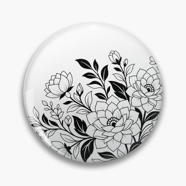 Item preview, Monochrome Botanical Illustration designed and sold by BrunoLinuxArt.