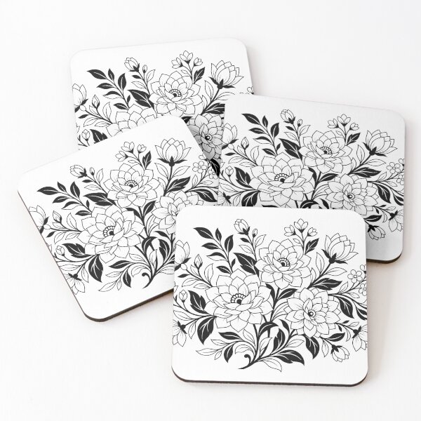Item preview, Monochrome Botanical Illustration designed and sold by BrunoLinuxArt.