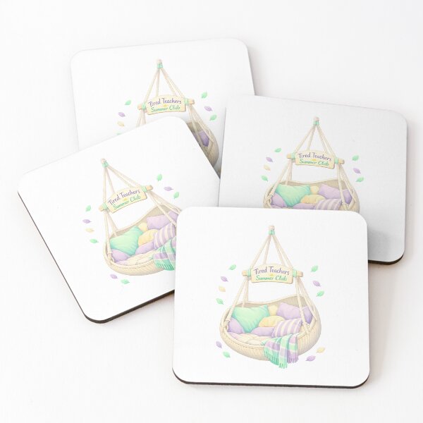 Item preview, Tired Teachers Summer Club designed and sold by LuveraxArt.