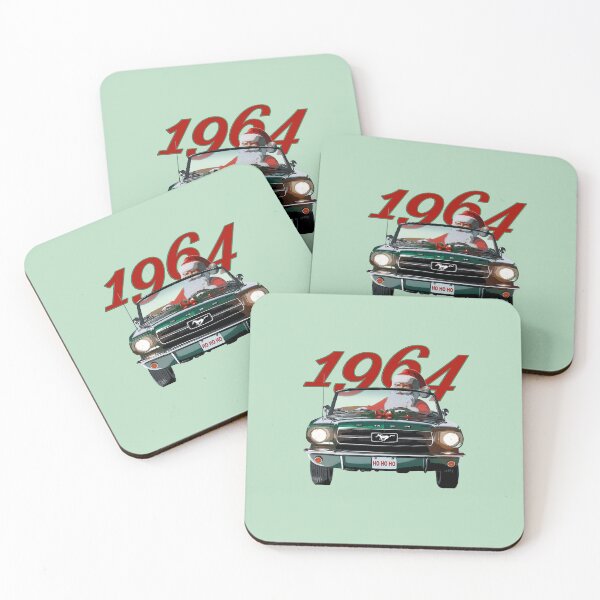 Item preview, SANTA DRIVING VINTAGE 1964 CLASSIC CAR CONVERTIBLE CHRISTMAS designed and sold by classic car craze.