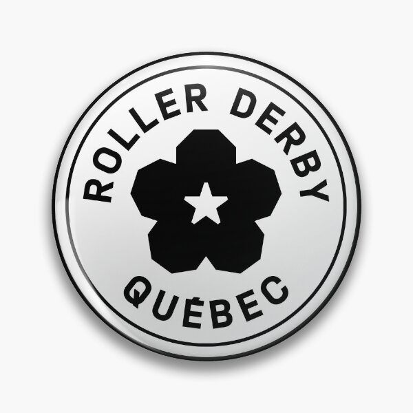 Item preview, White Team B Logo - RDQ - Roller Derby Quebec  designed and sold by RollerDerbyQc.