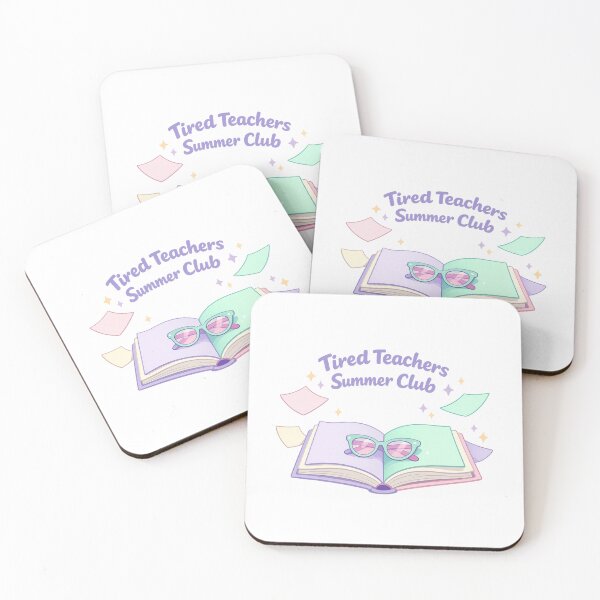 Item preview, Tired Teachers Summer Club designed and sold by LuveraxArt.