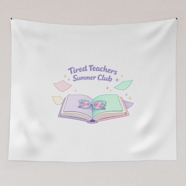 Item preview, Tired Teachers Summer Club designed and sold by LuveraxArt.