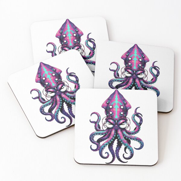 Item preview, Cyber Squid designed and sold by FuturistFantasy.