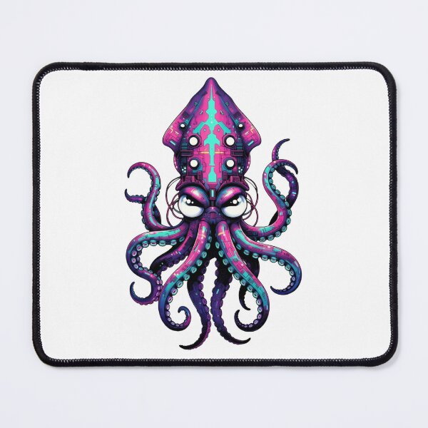 Item preview, Cyber Squid designed and sold by FuturistFantasy.