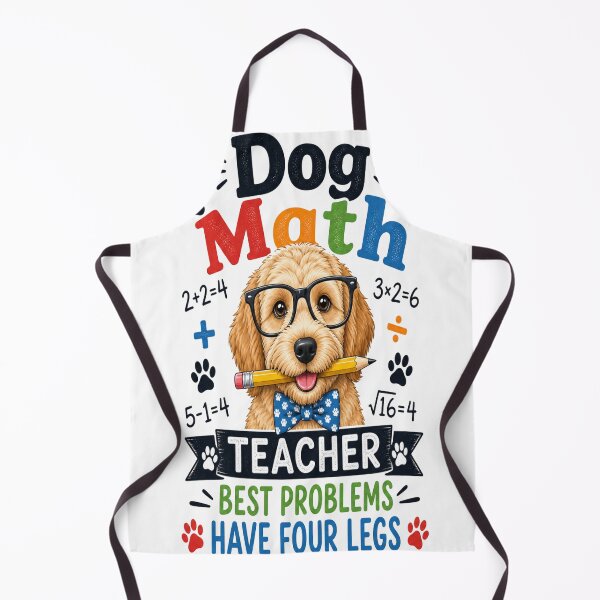 Item preview, Dog Math Teacher Best Problems Have Four Legs Funny Math Teacher Gift designed and sold by PlushFutura.
