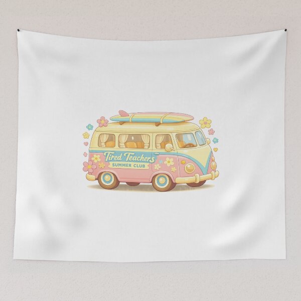 Item preview, Tired Teachers Summer Club designed and sold by LuveraxArt.