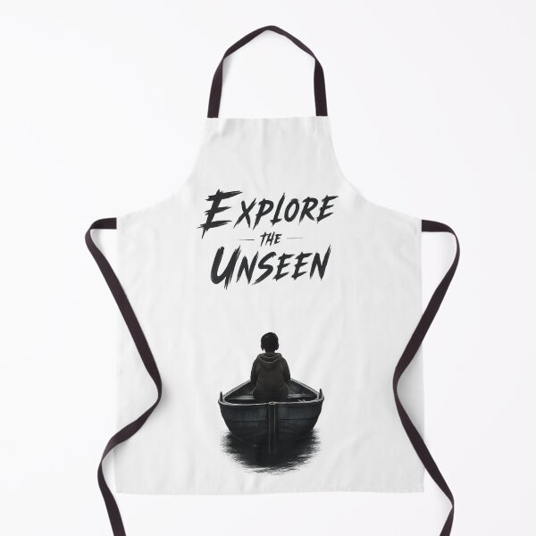 Item preview, Explore The Unseen – Lonely Boat Ocean Adventure Graphic T-Shirt Design designed and sold by Lifehackerplus1.