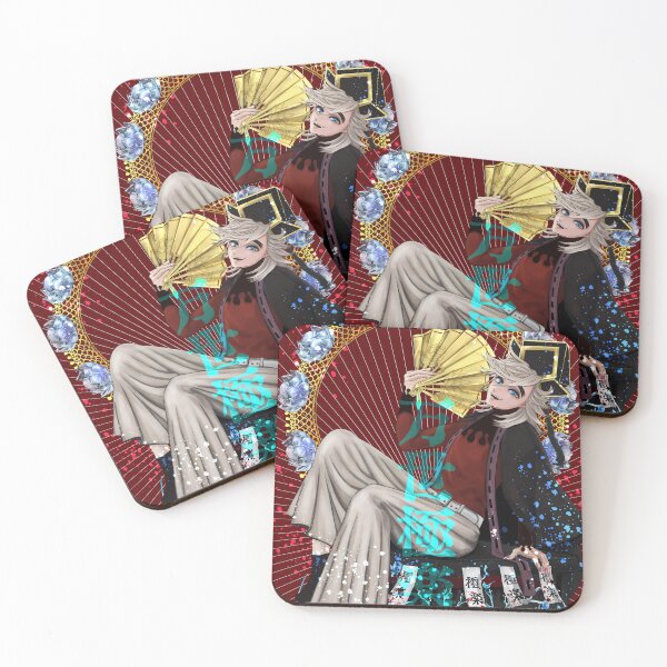Item preview, Douma Demon Slayer Crimson Throne Lotus Fan designed and sold by 108Recordings.