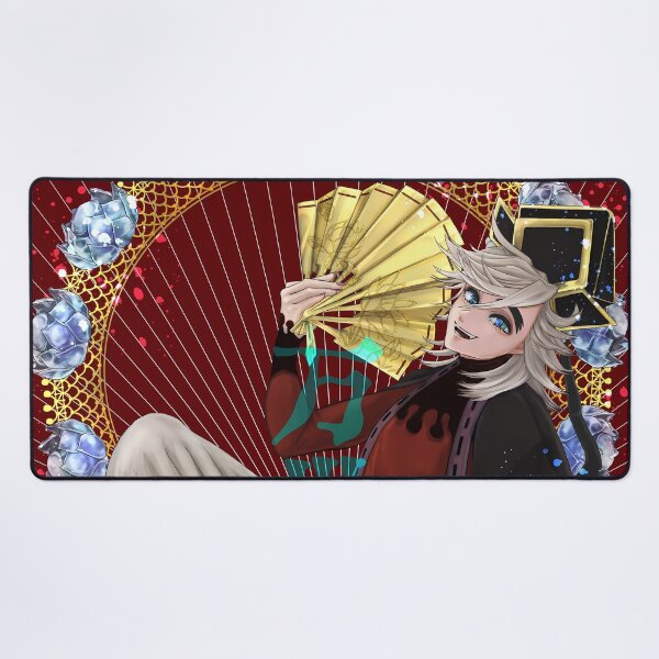 Item preview, Douma Demon Slayer Trono Carmesí Abanico de Loto designed and sold by 108Recordings.