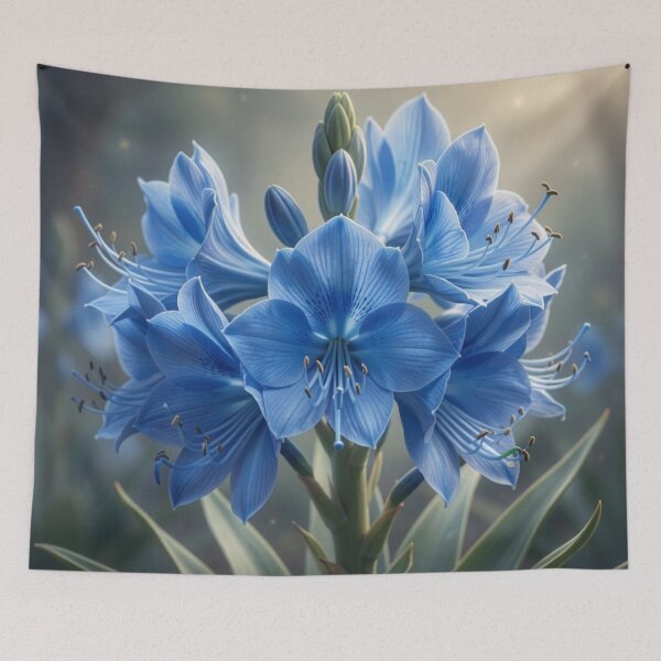Item preview, Blue Flowers designed and sold by Kirrindy Designs.