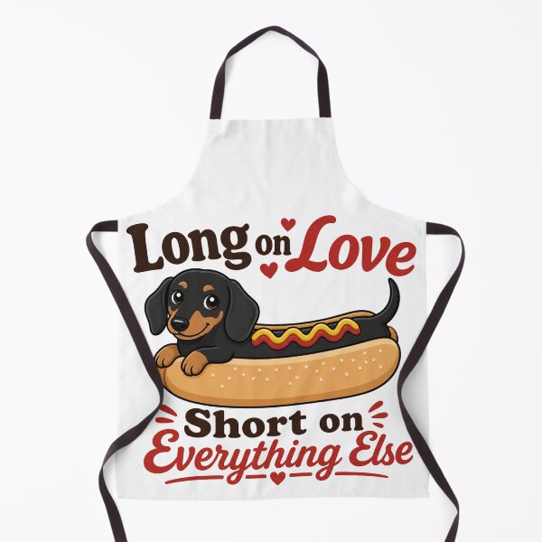 Item preview, Long on Love Short on Everything Else Dachshund designed and sold by PlushFutura.
