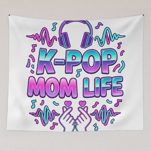Item preview, K-Pop Mom Life Headphones Music Lover designed and sold by bosamji.