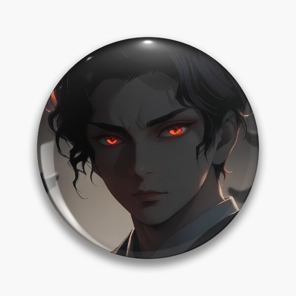 Item preview, Muzan Kibutsuji Demon Slayer Crimson Moon Lantern Portrait designed and sold by 108Recordings.