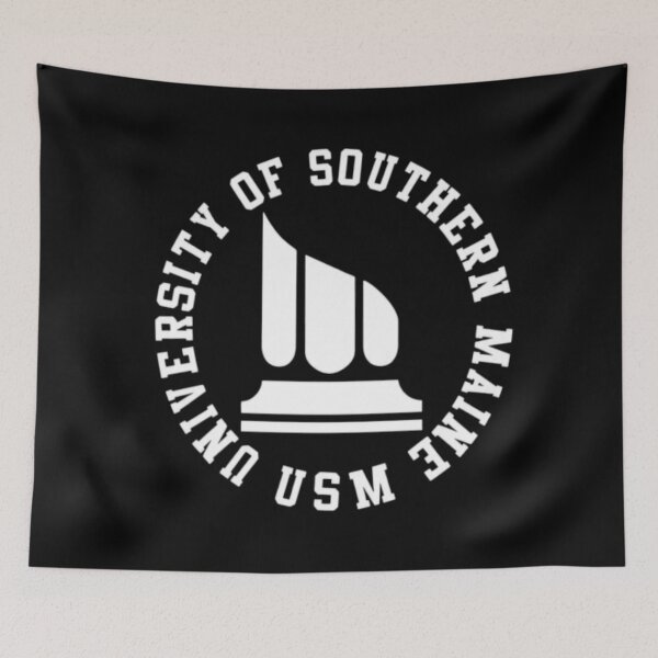 Item preview, University of Southern Maine USM Outlined Column Emblem Template designed and sold by BLVDCOLLEGE.