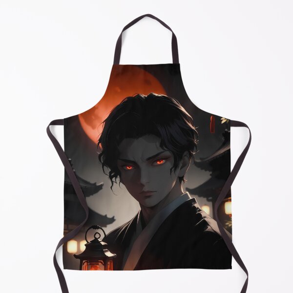 Item preview, Muzan Kibutsuji Demon Slayer Crimson Moon Lantern Portrait designed and sold by 108Recordings.