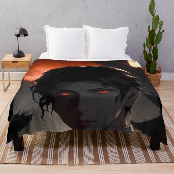 Item preview, Muzan Kibutsuji Demon Slayer Crimson Moon Lantern Portrait designed and sold by 108Recordings.