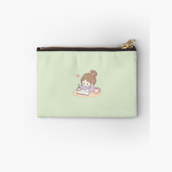 Item preview, Cute Study Girl With Coffee designed and sold by saeede-afshari.