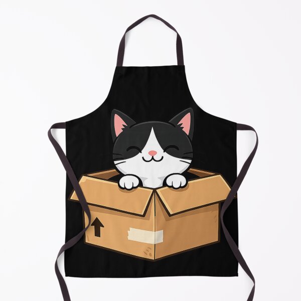 Item preview, Cute Cat in a Box designed and sold by funny things random.