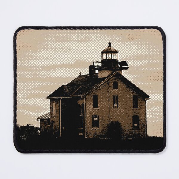 Item preview, Halftone Lighthouse designed and sold by RedRazzleArt.