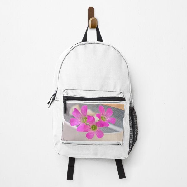Item preview, Pink clover flower in white basket designed and sold by RaisingAWildling.