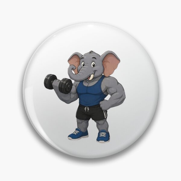 Item preview, gym elephant designed and sold by Gokuxtreme.