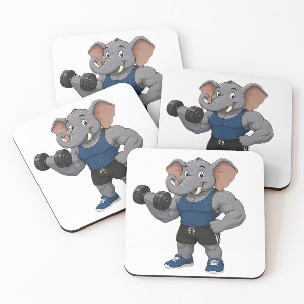 Item preview, gym elephant designed and sold by Gokuxtreme.